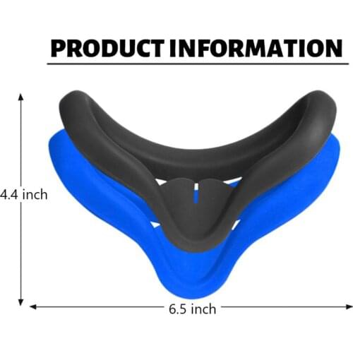 Soft Silicone Eye Mask Cover Pad For Oculus Quest 2 VR Headset Breathable Anti-Sweat Light Blocking Eye Cover For Oculus Quest2