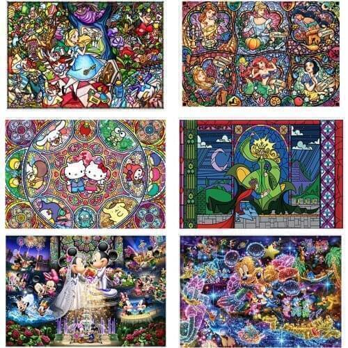 Full Square/Round Drill 5D DIY Diamond Painting "Cartoon Disney Princess Mouse" Embroidery Cross Stitch Kits Mosaic Home Decor