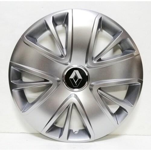 Car Wheel Rim Cover R15 Hub Flexible Special Coating Caps For Renault Clio Symbol Zoe Megane 15 inch 4pcs/set With Emblem