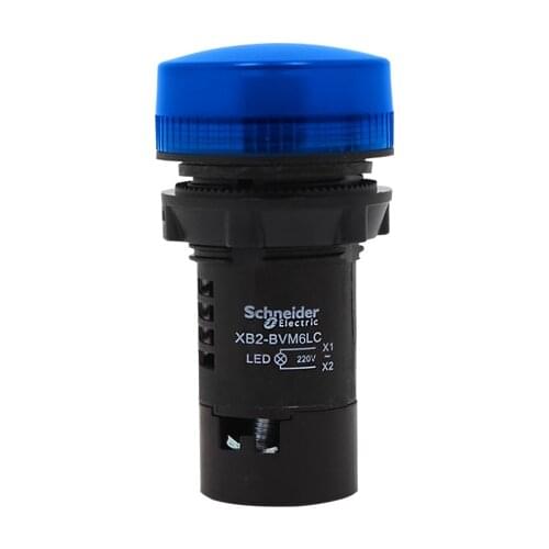10 pieces of Genuine Schneider indicator light XB2-BVM6LC XB2BVM6LC AC220V blue LED