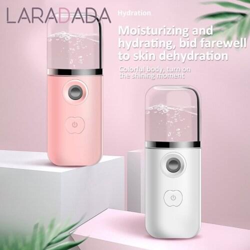 USB Nano Face Steamer Ultrasonic Facial Sprayer Moisturizing Skin Mini Rechargeable Facial Nebulizer Hydrating Beauty Device