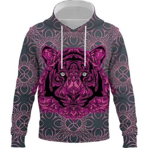 Mens new animal-print hoodie 3d Abstract bear head hoodie brand hoodie fashion tracksuit street coat Streetwear Men clothing