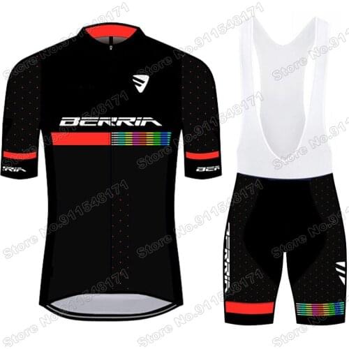 Berria Team 2021 Cycling Jersey Set Summer Clothing Road Bike Shirts Suit Bicycle Bib Shorts MTB Wear Maillot Ropa
