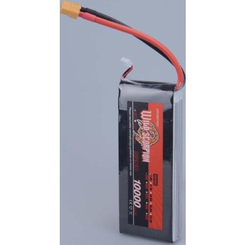 Wild Scorpion 100% Brand 7.4V 10000mAh 2S 25C Li-po Battery energy sources Multi-rotor helicopter