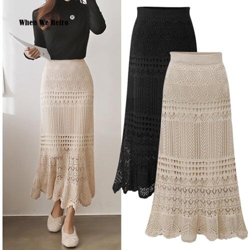 Женские трикотажные юбки When We Retro China At AliExpress