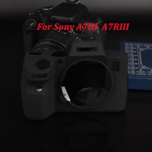 Soft Silicone Rubber Camera Protective Cover Case Bag For Sony A7III A7M3 A7R3 A7 Mark II III A7II A7M2 A7R2 A7S2 A7RII A7SII A9