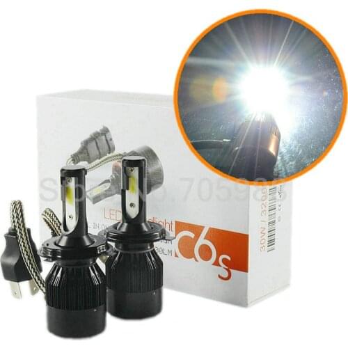 1 Set ballasts+fans+lamps 60W 6400LM LED Headlight kit H1 H3 H4 H7 H8 H9 H11 9005 9006 9012 9004 9007 H13 Car LED Headlight Bulb