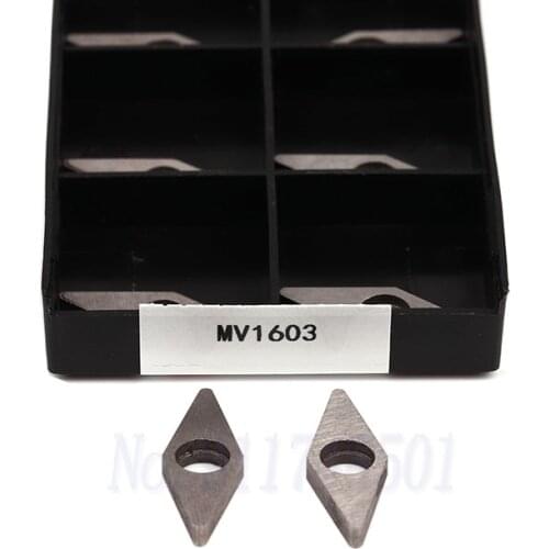 10pcs Carbide Shim MV1603 CNC Lathe Turning Tool V-Type Gasket Seismic Can Be Used For Turning Blade Protection To Extend Life