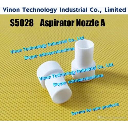 3051507 S5028 edm Ceramic Aspirator nozzle A Ø16xØ1.0x25mm for Sodic k A280.A300.A320.A530 118005A, 3082520 edm