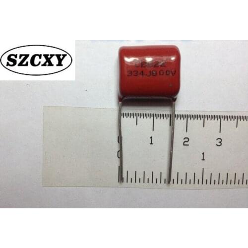 5PCS CBB metal film capacitor 334J 800V 0.33UF P=15MM