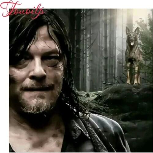 TOUOILP The Walking Dead 5d Diamond Painting Needlework Embroidery Round&square Rhinestones Cross Stitch Living Room Decoration