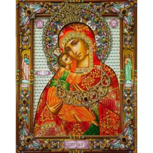 Religious Virgin diy Diamond Painting religion Picture Full Square/round Diamond Mosaic Sets Diamond Embroidery home Decor