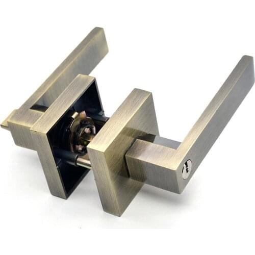 Door Lock Handle Lock High-grade Zinc Alloy Handle Lock Three-pole Spherical Door Lock Bedroom Bathroom Hardware Accessories