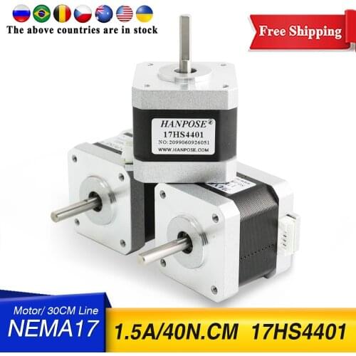 3pcs 17HS4401 42BYGH motor Nema17 stepper motor 40mm 1.7A 40N.CM 42 Series Motor for 3D printer accessories