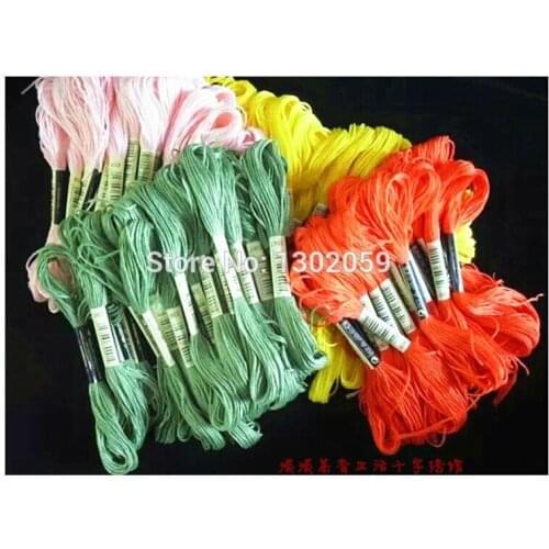 Factory Shop 150 Pcs Thread Embroidery Thread + 50 Pcs Needle Cross Stitch Thread Floss---Available