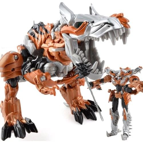 YUE XING WEI JIANG 20cm Transformation Robot Car Toys Anime Series Plastic ABS Action Figure Tank dinosaur model toys Kids Boy
