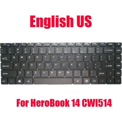 Laptop Keyboard For Chuwi For Herobook 14 CWI514 English US Russia RU black without frame new