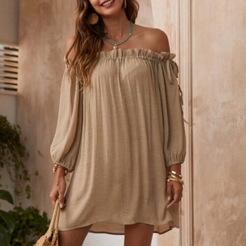 Летние платья с открытыми плечами LLYGE China At AliExpress