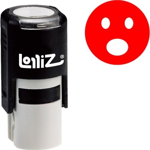 LolliZ "Shocked" Pre-Inked Rubber Stamp - Dark Expression Series