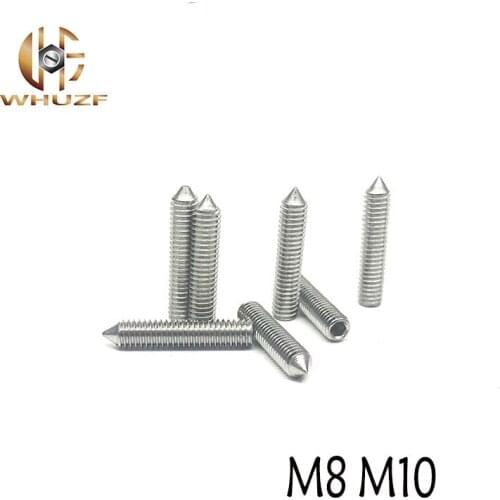 M8 M10 304 Stainless Steel Tip Tightening Screws Headless Screws Top Wire Set Screws Machine Meters