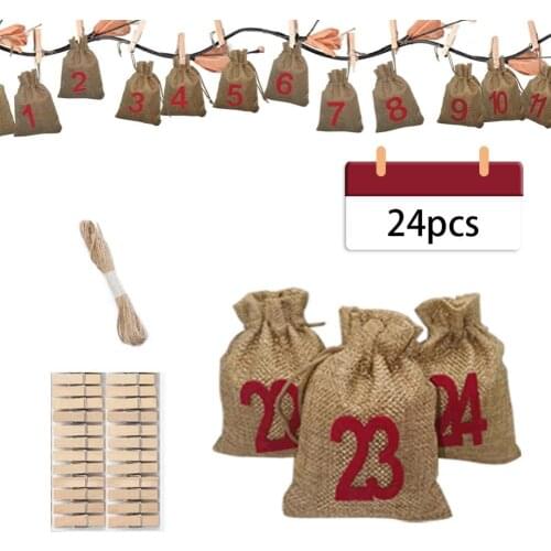 1Set 9*12cm Christmas Gift Bag Drawstring Bags Bundle Pocket Storage Bags Gift Bag for Wedding Party Favors