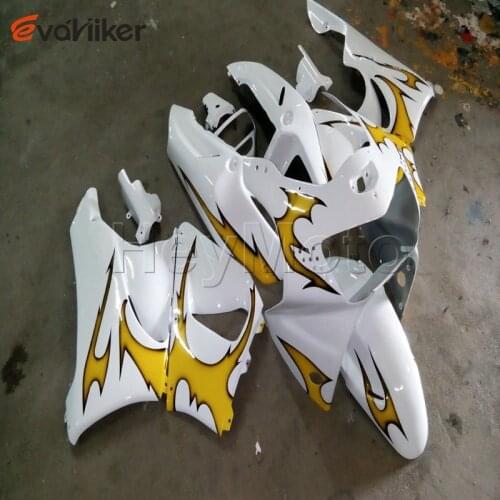 ABS Plastic motorcycle fairing for CBR919RR 1998 1999 yellow flames CBR 919RR 98 99 order motorcycle cowl