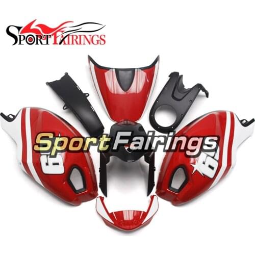 Fairings for Ducati Motorcycle 696 796 795 M1000 M1100 2009 - 2011 Body Kit Plastic ABS Panels Injection White Red Carenes Hulls