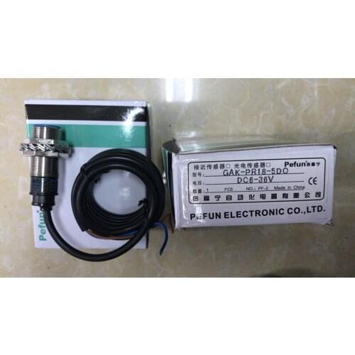 Genuine induction switch, proximity switch GAK-PR18-5DO, DC two wire pefun