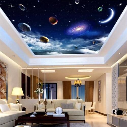 Custom wallpaper 3d mural dream starry sky background wall living room bedroom Hotel ceiling wallpapers decoration painting обои