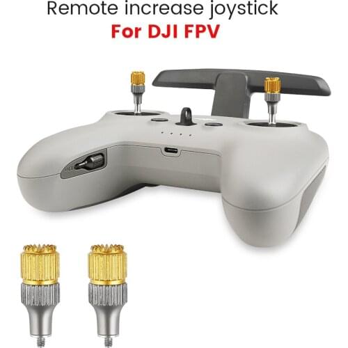 Durable Aluminum AlloyTelescopic Joystick Convenient Aircraft Adjustable Light Weight for DJI FPV Drone Combo Accessories