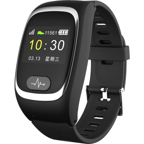 RGTOPONE Elderly Bracelet GPS Positioning SOS Anti Lost Safe Security Remote Monitor Heart Rate Call Smart Watch for Old People