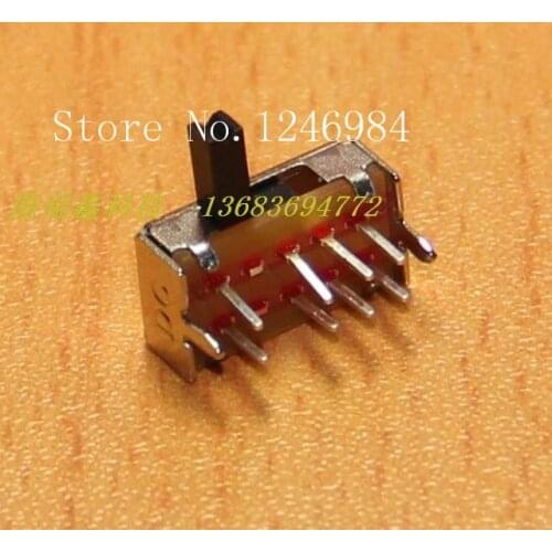 [SA]Electronic switch small toggle switch DC horizontal sliding stalls DC power switch SK-23D07--200pcs/lot