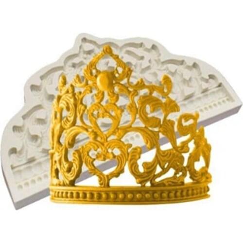 Crown Silicone Mold Sugarcraft Chocolate Cupcake Baking Mold Fondant Cake Decorating Tools