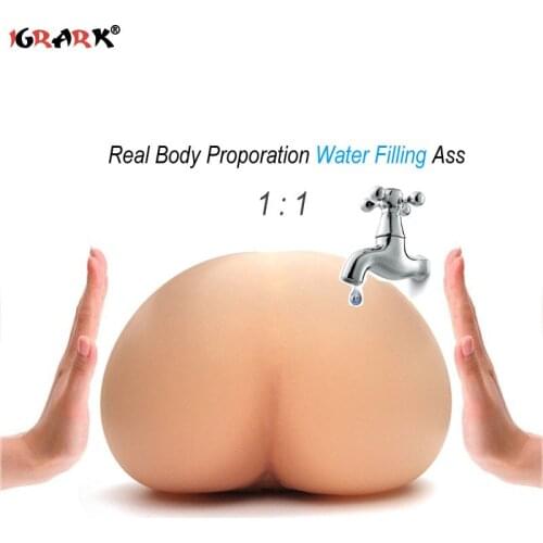 Solo Flesh Water Injected Air Inflation Artificial Vagina Real Pussy Pocket Pussy Male Masturbator for Man Male Sex Toy for Men