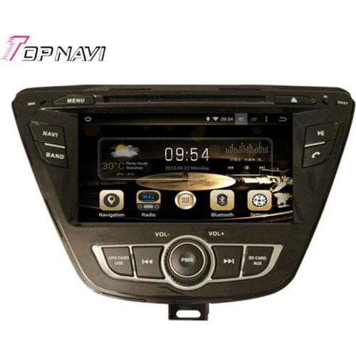 Topnavi 7'' Octa Core 4GB RAM Android 6.0 Car Video Player Auto Audio DVD PC for HYUNDAI ELANTRA/AVANTE 2014- GPS Radio