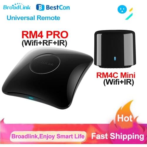 Broadlink RM4 PRO BestCon RM4C Mini Wifi IR RF Universal Remote Control Smart Home Remote TV Air Conditioner Via Broadlink APP