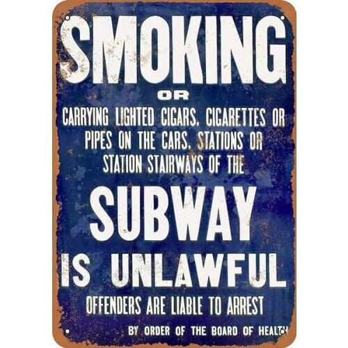 Parlour Aged Tin Sign art wall decoration,vintage aluminum retro metal sign