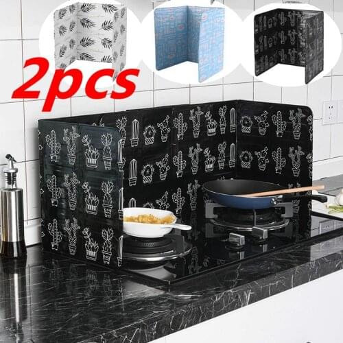 2PCS Kitchen Cooking Frying Oil Splashing Protection Stove Oil Removal Rust Kitchen Guard Against Stove Plate Home Cooking Tools