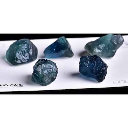 2PC natural fluorite mineral jewelry magic repair home garden decoration small ornaments DIY gifts jewelry men and women