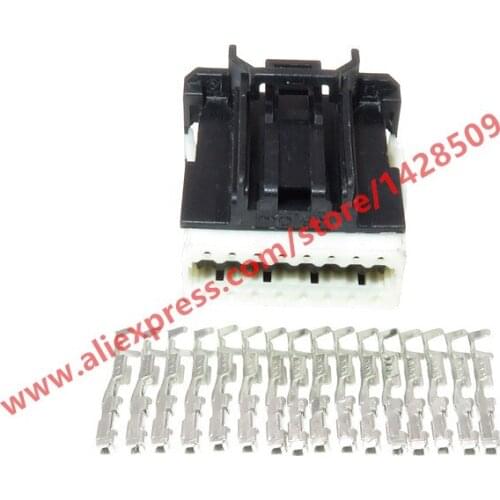 5 Sets 16 Pin Car Electrical Wire Plug Female Wiring Harness Cable Connector With Terminals 34729-0160