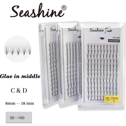 5D C & D Curl Eyelash Extension Volume Lashes Fans Makeup Russian Volume Fans Individual Extension Free Shipping