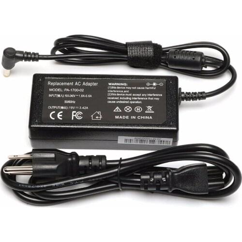 65w Ac Laptop Adapter Charger for Asus X401 X401A X401U X501 X501A X502CA X550 X550C X550CA X550L X550LA Power Supply Cord
