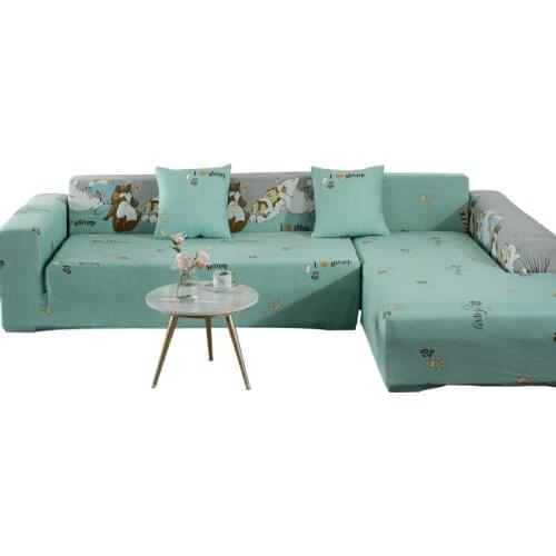 Floral Printing Sofa Cover for Living Room Slipcovers Sofa Cover Cotton Elastic Couch Cover Sofa Towel Chair Protector 1PC