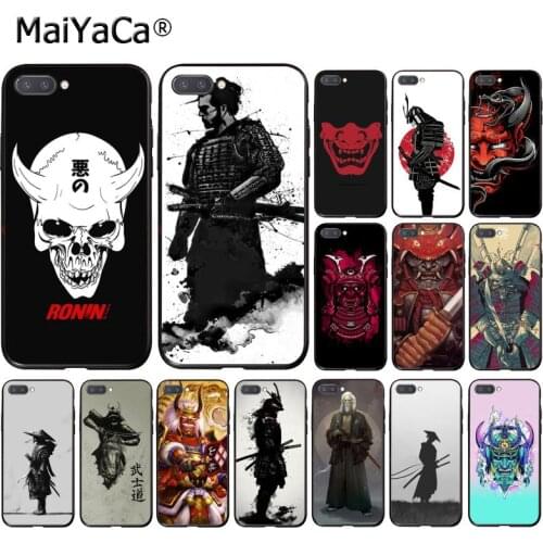 MaiYaCa Japanese samurai oni mask Phone Case for Huawei Honor 8X 9 10 20 Lite 7A 8A 5A 7C 10i 9X Pro Play 7A Pro 10i 7C