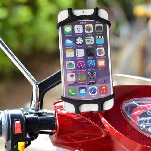 Bike Bicycle Silicon Bicycle Handlebar Phone Holder High Elasticity Mobile Phone Support Bike Accessories Phone Stand