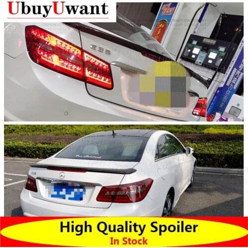 "For W207 C207 Benz E - Class Coupe Car Rear Trunk Spoiler Wing Boot Lip Carbon Fiber Auto Accessories Car Styling 2008-2016 "