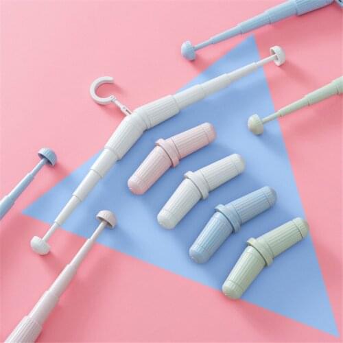 Travel Clothes Hanger Holder Telescopic Anti-skid Hanger Hook Portable Outdoor Clothes Racks Wardrobe Storage Organizer Tools