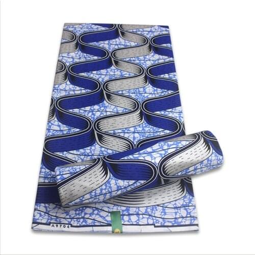 Hot Selling Bronzing Ankara Fabric African Wax Print Gold Printing Cotton Fabric Ghana Nigerian Pagne Batik Wax Materials YT-75