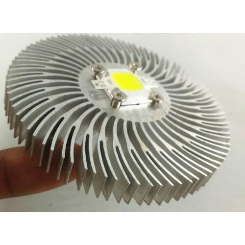 Round LED Heatsink Radiator Aluminum 10W Heat Sink Radiator for Household Lamp Radiator Replaceable