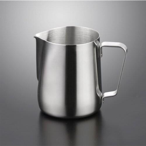 Stainless Steel Pull Flower Cup Frothing Coffee Pitcher Milk Pot Macchiato Cappuccino Latte Art Maker Pitcher Cup
